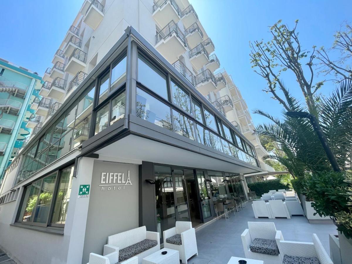 Hotel Eiffel Римини Экстерьер фото